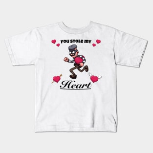 You Stole My Heart Thief Kids T-Shirt